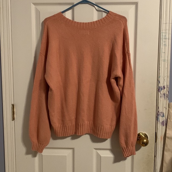 Hollister Knit Coral Sweater - Picture 2 of 4